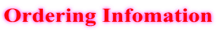 Ordering Infomation